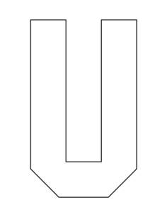 Letter U Coloring Pages Pdf, Free Vectors File